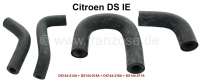 Citroen-2CV - durite d'air, Citroën DS Ié (injection), kit 4 tubes sur commande d'air additionnel pour
