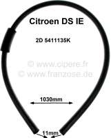 Alle - durite d'air, Citroën DS Ié (injection), tube de l'arrière du boîtier porte-papillon a