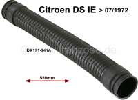 Citroen-DS-11CV-HY - tube d'air du filtre au dispositif d'injection, DS inj., diam. 66mm, longueur 550mm, n° d