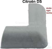 Citroen-DS-11CV-HY - caoutchouc gris de pied du montant arrière droit, Citroën DS break, garniture d'étanch