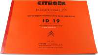 Citroen-DS-11CV-HY - catalogue de pièces détachées ID 19, 1957 - 1958, 200 pages, repro