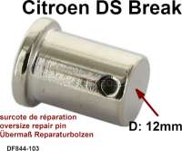 Citroen-2CV - charnière de hayon, Citroën DS break, boulon de charnière supérieure, diamètre: 12mm,