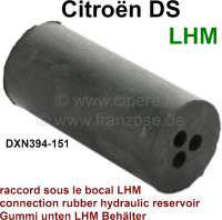 Alle - réservoir hydraulique Citroën DS, raccord sous le bocal de LHM pour les branchements des
