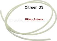 Citroen-DS-11CV-HY - tube Rilsan 2x4 mm, tube de retour, DS, au mètre. Produit coupé sur mesure, pas de retou