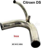 citroen ds 11cv hy circuit refroidissement coude deau en inox P34537 - Photo 1