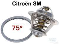 Citroen-DS-11CV-HY - thermostat / calorstat 75°, Citroën SM, ouverture à 75°C