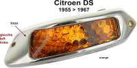 Citroen-DS-11CV-HY - clignotant avant, Citroën DS de 1955 à 1967, clignotant avant gauche complet avec caboch