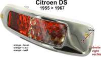 Citroen-2CV - clignotant avant, Citroën DS de 1955 à 1967, clignotant avant droit complet avec cabocho