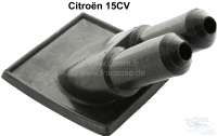 Citroen-DS-11CV-HY - joint ext de boîtier sur levier de commande de vitesses, Traction 15cv, 82x78mm, n° d'or