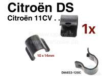 Citroen-DS-11CV-HY - agrafe de profilé d'étanchéité de porte de malle arrière, Traction - 11cv et 15cv, DS