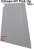 Citroen-DS-11CV-HY - façade arrière gauche, Citroën HY Pick-up à partir de 1963, tôle sans ouverture pour 