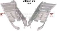 Citroen-2CV - conduits d'air sous les disques de freins avant, Citroën DS à partir de 1965 sauf DS23 I
