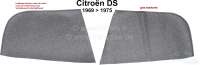 Alle - habillage linoléum, Citroën DS familliale 1969 à 1975, garniture gris marbrée pour les