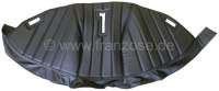 Alle - couvre capot cuir noir, Citroën HY, cousu pour mieux épouser la forme du capot int.