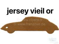 Sonstige-Citroen - appuie-tête étroit, Citroën DS, jersey velours ocre, caramel ou or (vieil or)