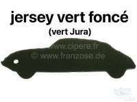 Citroen-DS-11CV-HY - appuie-tête étroit, Citroën DS, jersey velours vert
