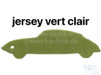 Citroen-2CV - appuie-tête étroit, Citroën DS, jersey velours vert clair (vert mousse)
