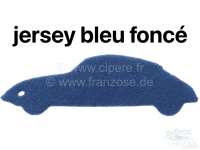 Citroen-DS-11CV-HY - appuie-tête large, DS, jersey velours bleu