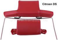 Citroen-2CV - appuie-tête large, DS, cuir rouge