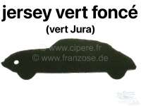 Alle - garnitures de siège vertes, Citroën DS confort et ID à partir de sept 1968, jersey velo