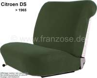 Alle - garnitures de siège vertes, Citroën DS jusque 1967, tissus Jersey vert (vert épicéa), 