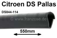 Alle - joint de coffre plastique sur caisse, Citroën DS Pallas, partie latérale, longueur 550mm