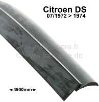 Citroen-DS-11CV-HY - joint de toit, DS après 1973, toit: 5 vis de fixation, longueur 4900mm