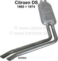 Citroen-2CV - ligne d'échappement - 4eme partie, Citroën DS, silencieux arrière, produit de bonne qua