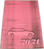 Renault - notice d'emploi en allemand : Betriebsanleitung break 20/21, 68/69, ca. 50 pages, repro en