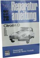 Citroen-DS-11CV-HY - manuel de réparation en allemand: Reparaturhandbuch Citroën D, 135 S., Nachfertigung
