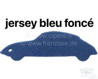 Citroen-DS-11CV-HY - panneau de porte bleu, Citroën ID et DS sauf Pallas, jersey velours bleu foncé, jeu comp