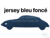 Alle - panneau de porte bleu, Citroën DS Pallas, jersey bleu foncé, jeu complet de 4 garnitures