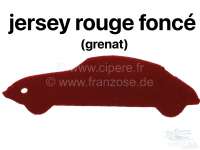 Citroen-DS-11CV-HY - panneau de porte rouge, Citroën DS Pallas, jersey velours rouge foncé(grenat), jeu compl