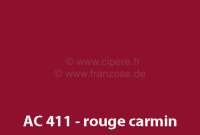 Peugeot - peinture en bombe 400ml, AC 411 - DS 63-65 Rouge Carmin; conservation: 6 mois max.