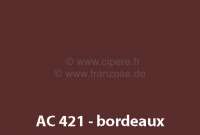 Alle - peinture en bombe 400ml, AC 421 - DS 67-71 Bordeaux; conservation: 6 mois max.