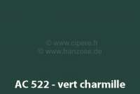 Citroen-2CV - peinture en bombe 400ml, AC 522 - DS 69,71-72 Vert Charmille; conservation: 6 mois max.