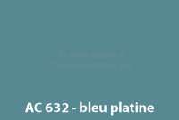 Renault - peinture en bombe 400ml, AC 632 - DS 70-71 Bleu Platine (métallisé), couvrir d'un vernis