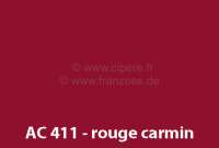 Alle - laque 1000ml, AC 411 - DS 63-65 Rouge Carmin, ajouter le durcisseur 20438 (2 x laque pour 