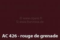 Citroen-DS-11CV-HY - laque 1000ml, AC 426 - DS 72 Rouge de Grenade, ajouter le durcisseur 20438 (2 x laque pour