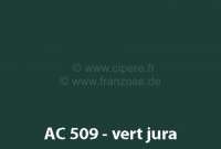 Citroen-2CV - laque 1000ml, AC 509 - DS 67 Vert Jura, ajouter le durcisseur 20438 (2 x laque pour 1 x du