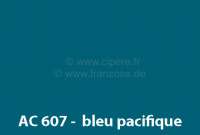 Alle - laque 1000ml, AC 607 - DS 61-62 Bleu Pacifique, ajouter le durcisseur 20438 (2 x laque pou