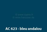 Alle - laque 1000ml, AC 623 - DS 68-69 Bleu Andalou , ajouter le durcisseur 20438 (2 x laque pour