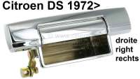 Peugeot - poignée ext. de porte, Citroën DS après 1972, poignée plate pour porte droite, refabri