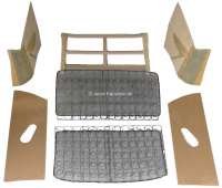 Citroen-DS-11CV-HY - habillage intérieur de carrosserie et banquette, Citroën DS cabriolet,  cartons de panne