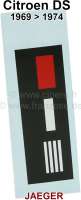 citroen ds 11cv hy tableau bord indicateurs indication temprature P35691 - Photo 1