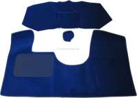 Peugeot - jeu de moquettes, DS Pallas, 14 pces, bleu fonce, livré sans mousse