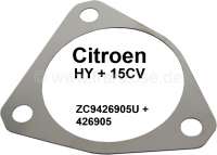 Citroen-DS-11CV-HY - entretoise de 0,5mm, Citroën HY, 15CV, cale de réglage sous silentbloc de bras inférieu