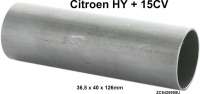 Citroen-DS-11CV-HY - tube d'axe de bras supérieur, Citroën HY et 15cv, pour axe du levier triangulaire, dimen