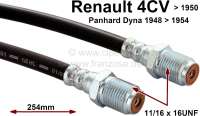 Renault - flexible de frein arrière, Renault 4CV jusque 1950, Peugeot 202-202B-202U-D3A, Panhard Dy