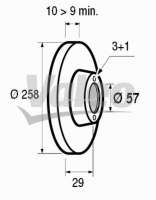 citroen freinage sauf pieces hydrauliques disques frein jeu P43015 - Photo 1